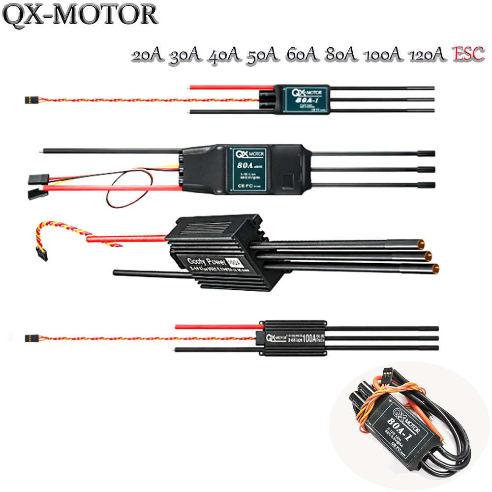 Rc Helicopter Motor - Regulator obrotów bezszczotkowy 20A-120A kompatybilny z