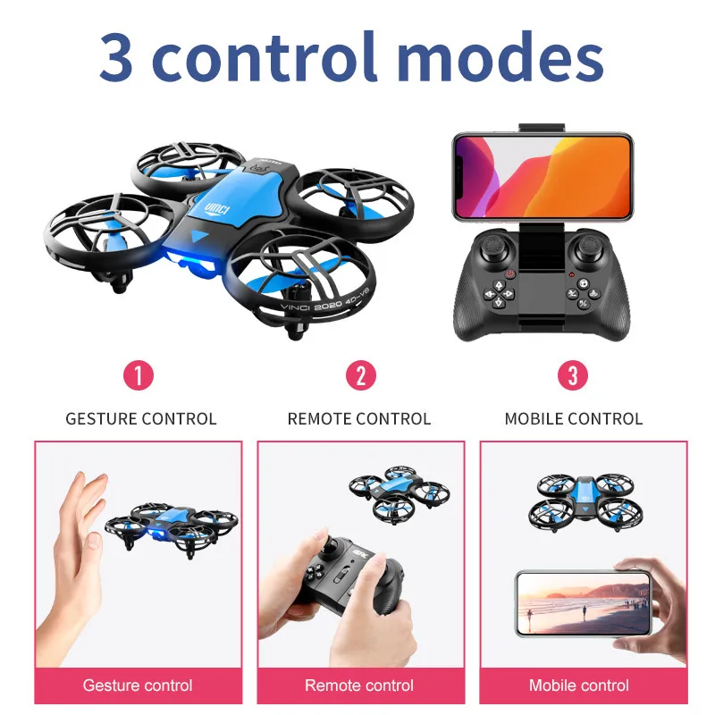 V8 Nowy Mini Dron 4K Profesjon – Rc Helicopter Electric recenzja i cena