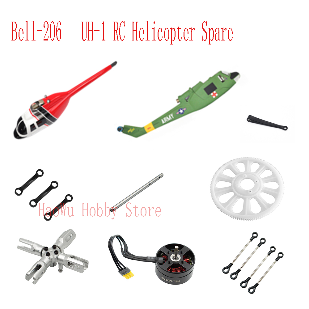Flywing bell206 UH1 Bell-206 U – Rc Helicopter Coaxial recenzja i cena